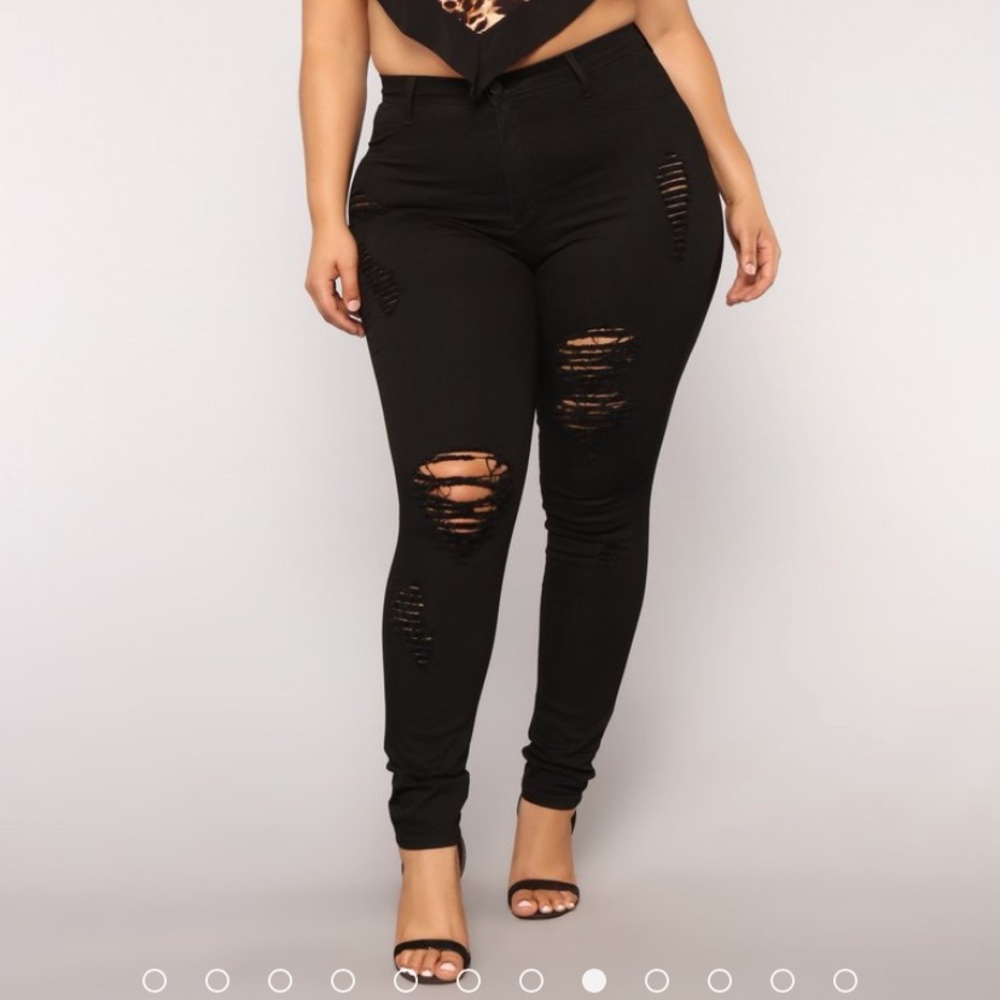 Black fashion nova jeans
